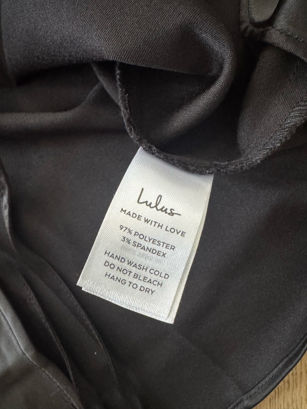 Lulus Coveted Aesthetic Black Tie-Front Long Sleeve Collared Top Medium - Picture 11 of 11